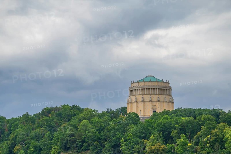 Liberation Hall, memorial on the Michelsberg, built between 1842 and 1863 by King Ludwig I of Bavaria, Kehlheim, Lower Bavaria, Germany