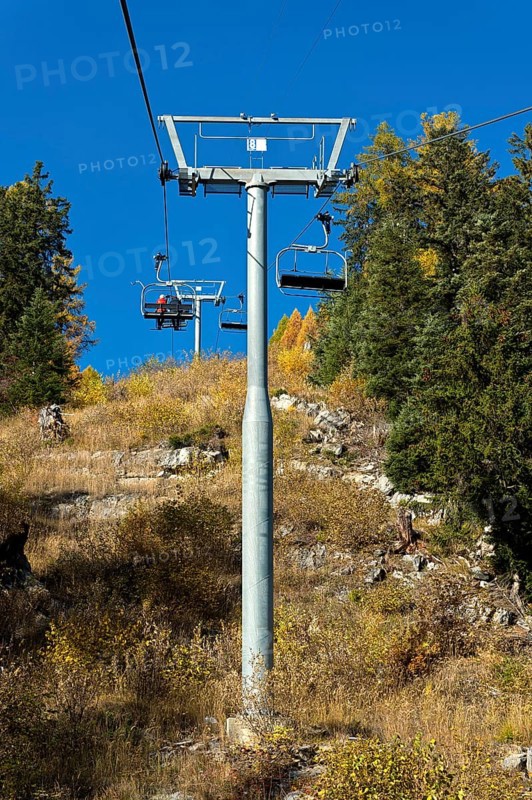 Chairlift Ovronnaz, Jorasse, Ovronnaz, Leytron, Valais, Switzerland