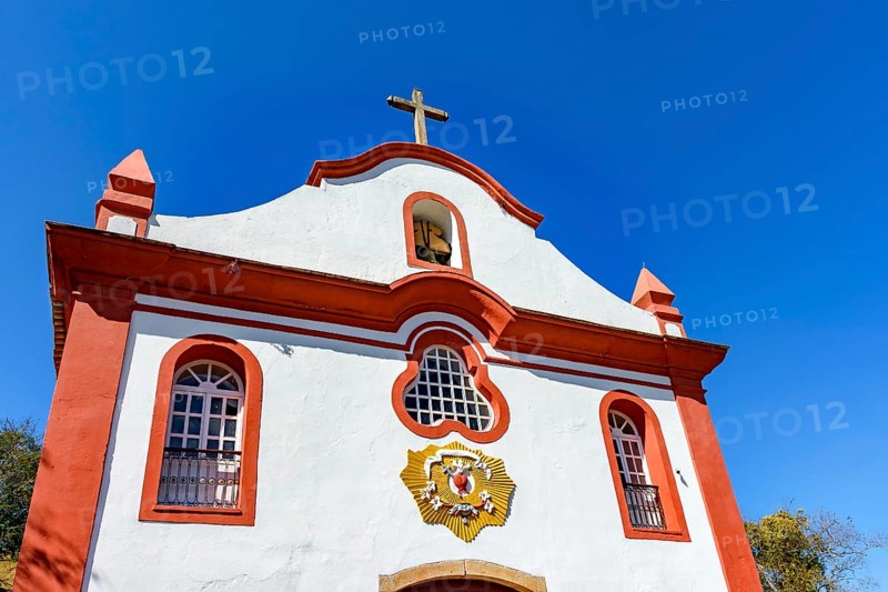Historic 18th-century Baroque church in the city of Ouro Preto, Minas Gerais, Ouro Preto, Minas Gerais, Brazil