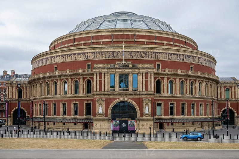 Royal Albert Hall concert hall, architects Captain Francis Fowke and Major-General Henry Y. D. Scott, Kensington, London, England, Great Britain