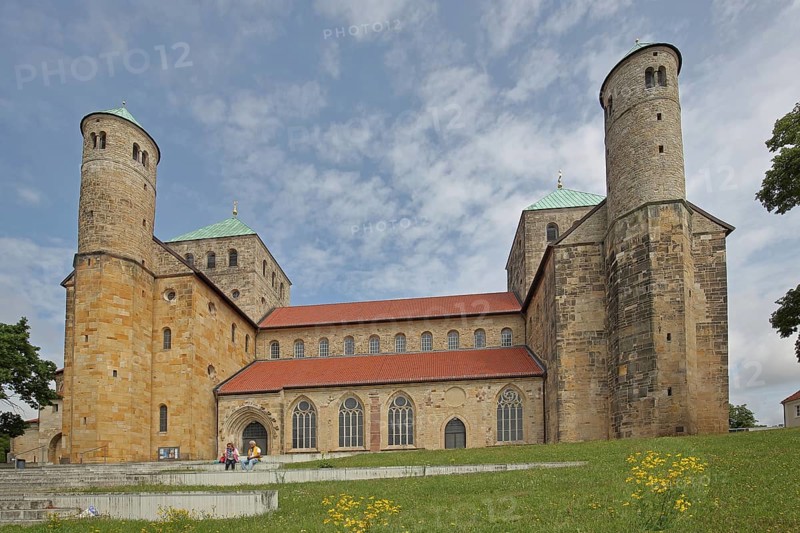 Ottonian UNESCO St Michael's Church, St Mary's Cathedral, Hildesheim, Lower Saxony, Germany