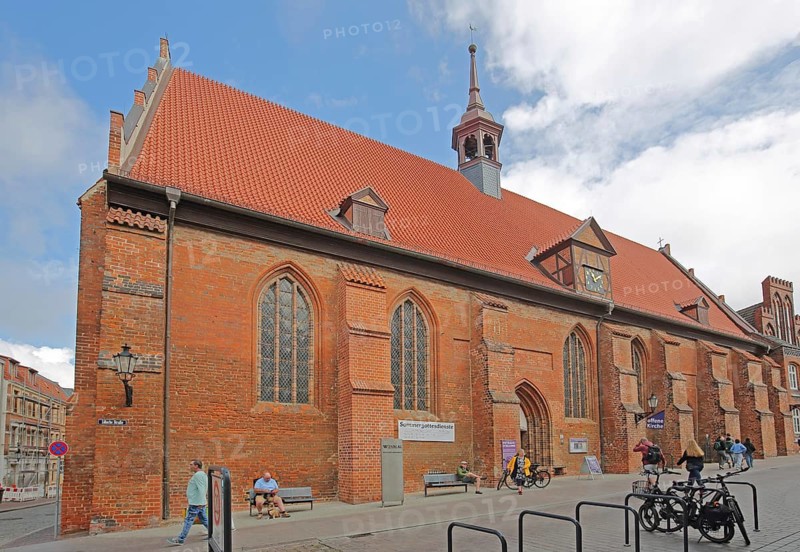 Gothic Church of the Holy Spirit, Brick church, Brick Gothic, Wismar, Mecklenburg-Western Pomerania, Germany