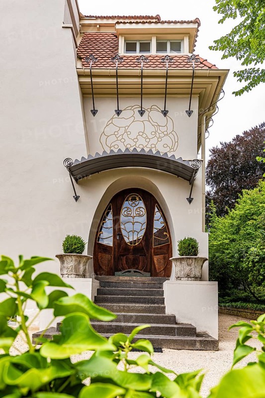 House Deiters, by Joseph Maria Olbrich, Art Nouveau, artists' house, Mathildenhöhe Darmstadt, artists' colony, Darmstadt, Hesse, Germany