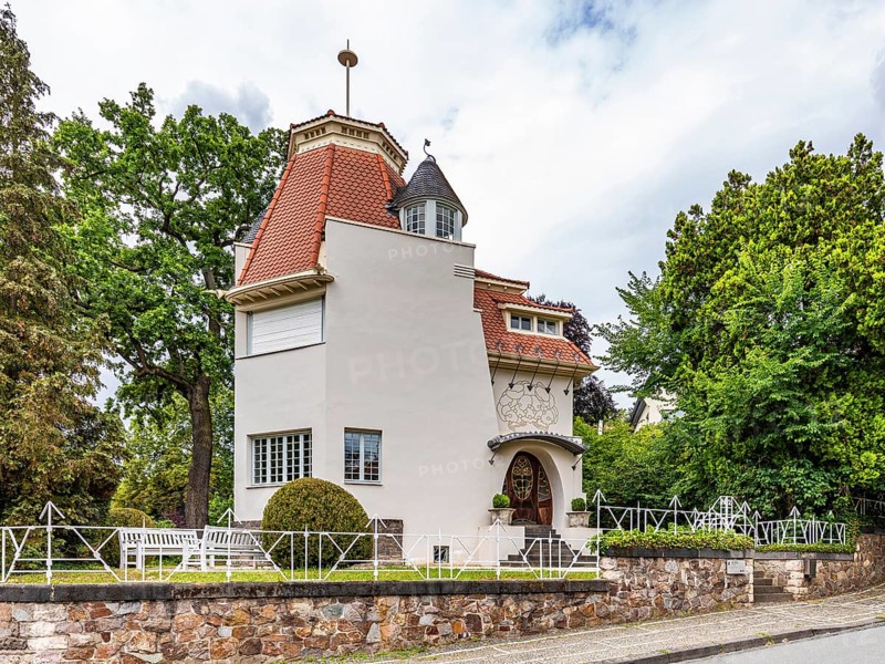 House Deiters, by Joseph Maria Olbrich, Art Nouveau, artists' house, Mathildenhöhe Darmstadt, artists' colony, Darmstadt, Hesse, Germany
