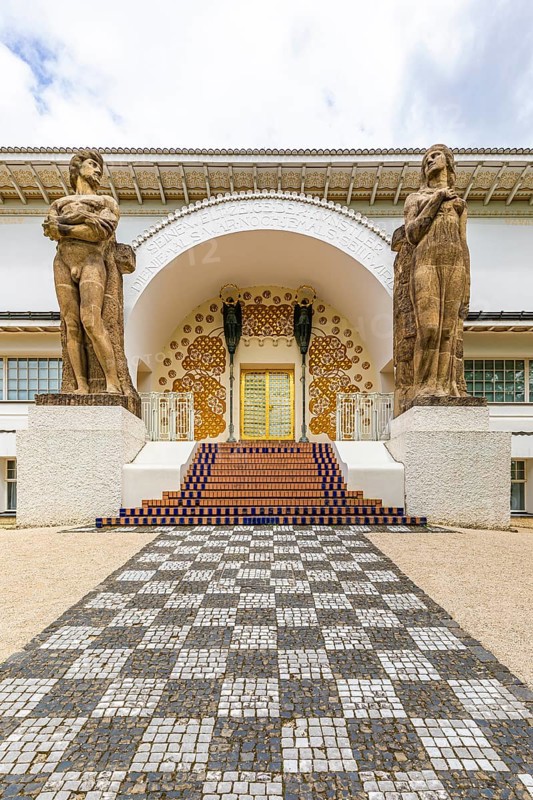 Ernst Ludwig House, studio building, by Joseph Maria Olbrich, Art Nouveau, Mathildenhöhe, Darmstadt, Germany