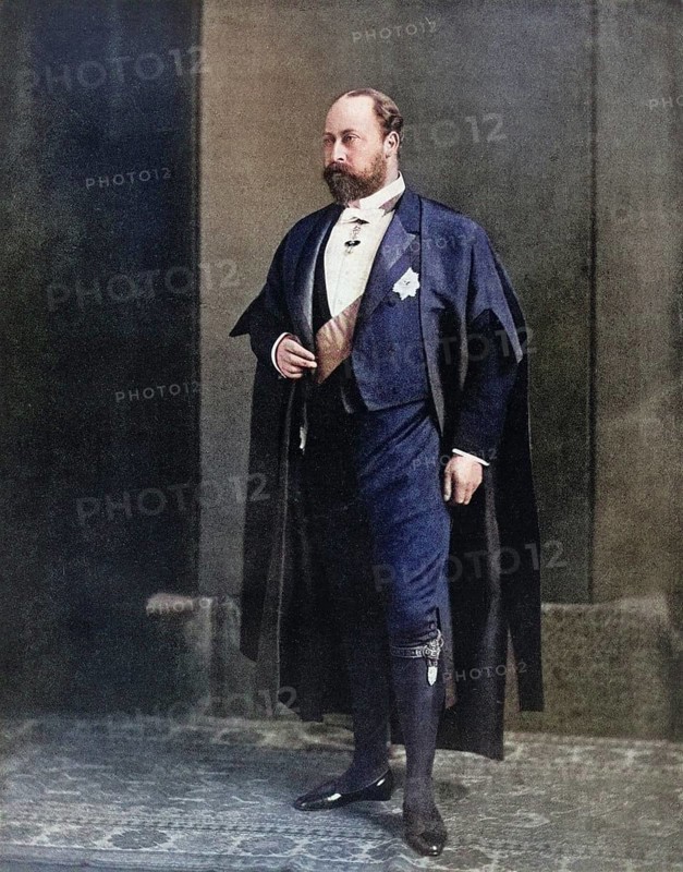 Albert Edward, Prince of Wales, later Edward VII, 1841 to 1910, here as a member of the Middle Temple. King of the United Kingdom and the British Dominions and Emperor of India. From Edward VII, His Life and Times, published in 1910, digitally restored reproduction of a 19th century original (coloured), historical, exact date unknown
