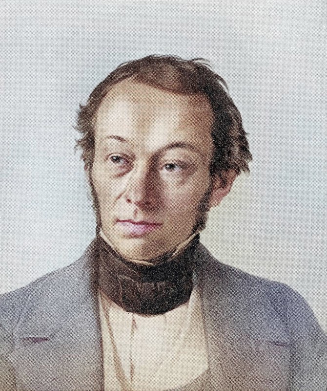 Richard Cobden, 1804 to 1865, British manufacturer and radical and liberal statesman. From Edward VII, His Life and Times, published in 1910, digitally restored reproduction of a 19th century original (coloured), historical, exact date unknown