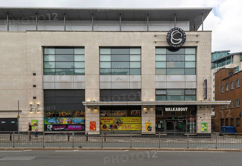 Grosvenor Casino and Walkabout building in city centre, city of Plymouth, Devon, England, UK