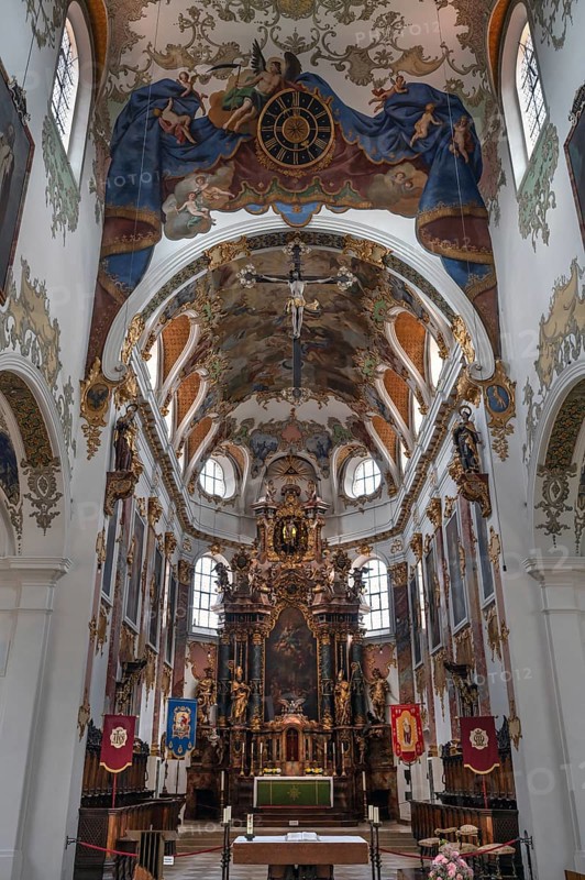 Chancel of St Martinus and Maria Church, 14th century, Biberach an der Riß, Baden-Württemberg, Germany