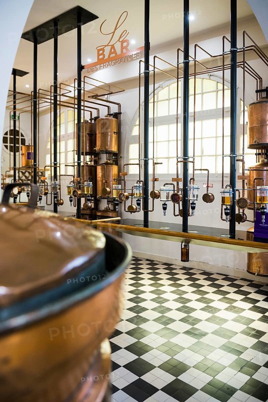 Interior view, Perfumery Molinard, Perfume manufacturer, Grasse, Alpes Maritimes, Provence Alpes Cote d'Azur, French Riviera, South of France, France