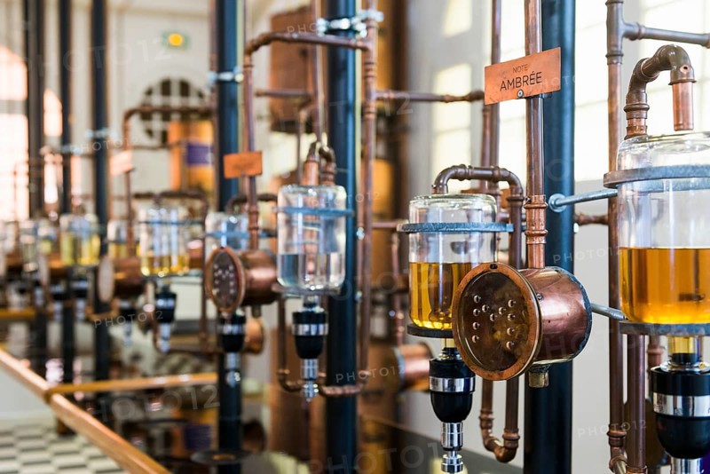 Interior view, Perfumery Molinard, Perfume manufacturer, Grasse, Alpes Maritimes, Provence Alpes Cote d'Azur, French Riviera, South of France, France