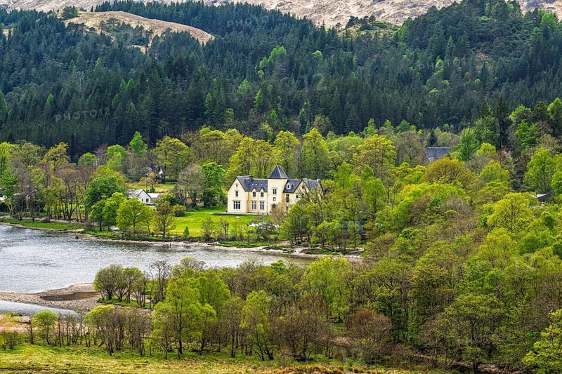 Loch Shiel, Glenfinnan Viaduct, River Finnan, West Highland, Scotland, United Kingdom