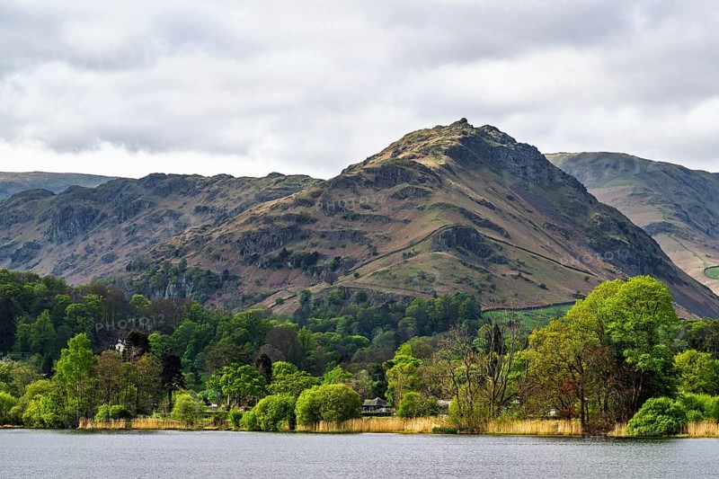 Grasmere Lake, Grasmere, Ambleside, Lake District, Westmorland, Cumbria, England, United Kingdom