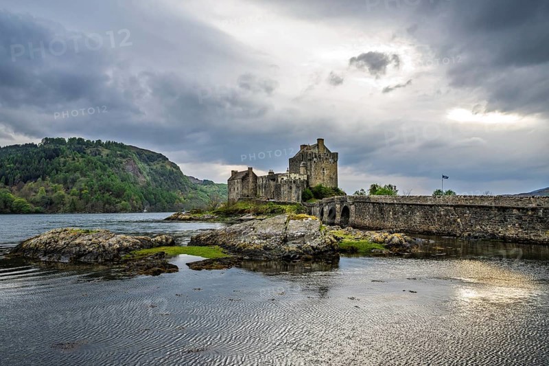 Eilean Donan Castle, Loch Duich, Isle of Skye, Highlands, Scotland, UK