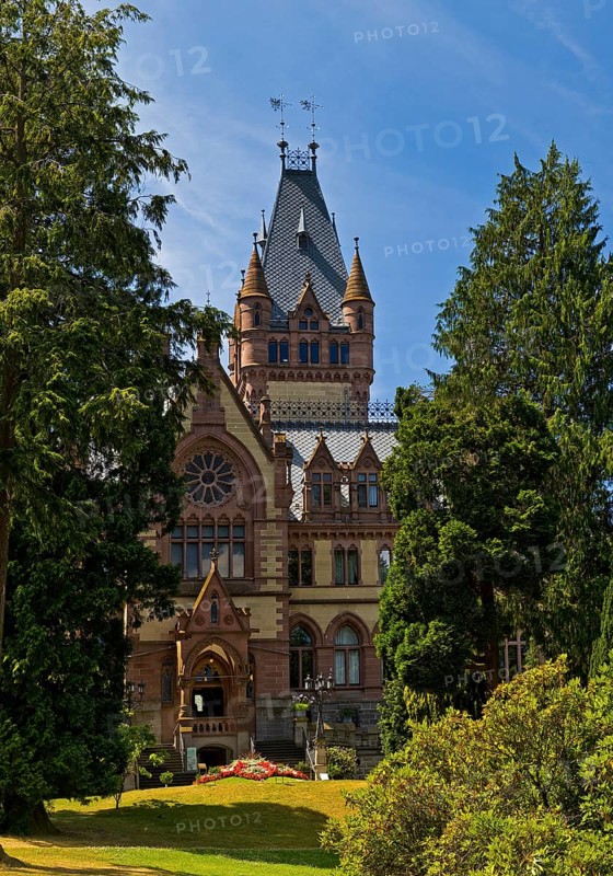 Drachenburg Castle, Siebengebirge, Königswinter, North Rhine-Westphalia, Germany