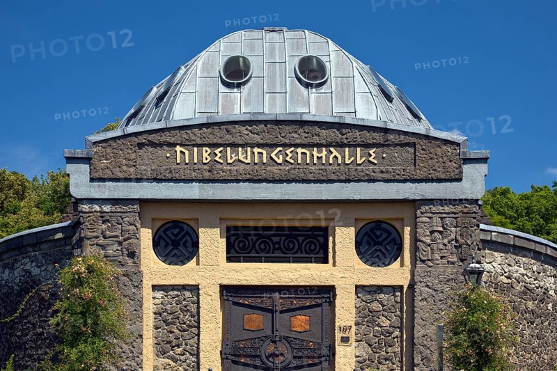 Nibelungenhalle, domed building based on an idea by Hermann Hendrich, Königswinter, North Rhine-Westphalia, Germany