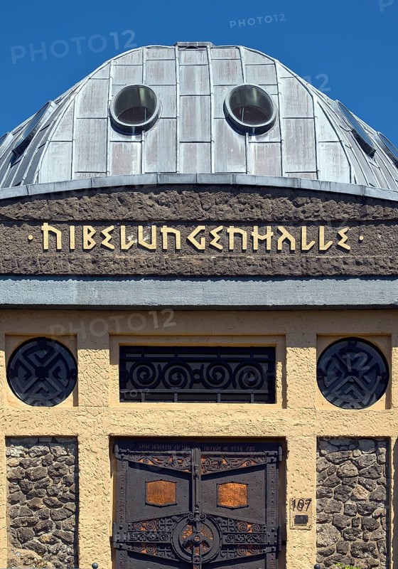 Nibelungenhalle, domed building based on an idea by Hermann Hendrich, Königswinter, North Rhine-Westphalia, Germany