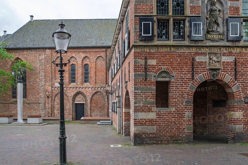 Renaissance town house from 1630, Nicolaikerk, Appingedam, Province of Groningen, Netherlands