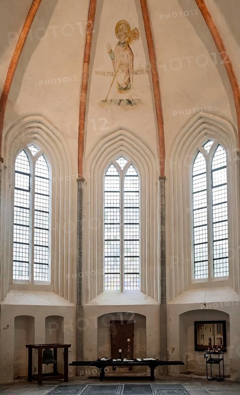 Nicolai Church, oldest church in the town, Romanesque-Gothic style from 1515, Appingedam, province of Groningen, Netherlands