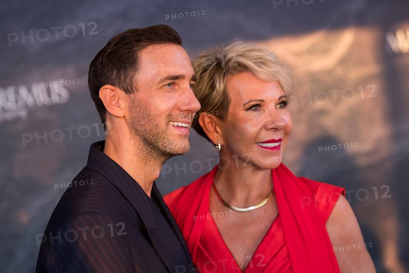 Marcel Remus with his mother Silke Remus at the Remus Lifestyle Night on the roof terrace of the Pure Salt Hotel in El Toro, Magaluf, Majorca, Spain on 31/07/2025