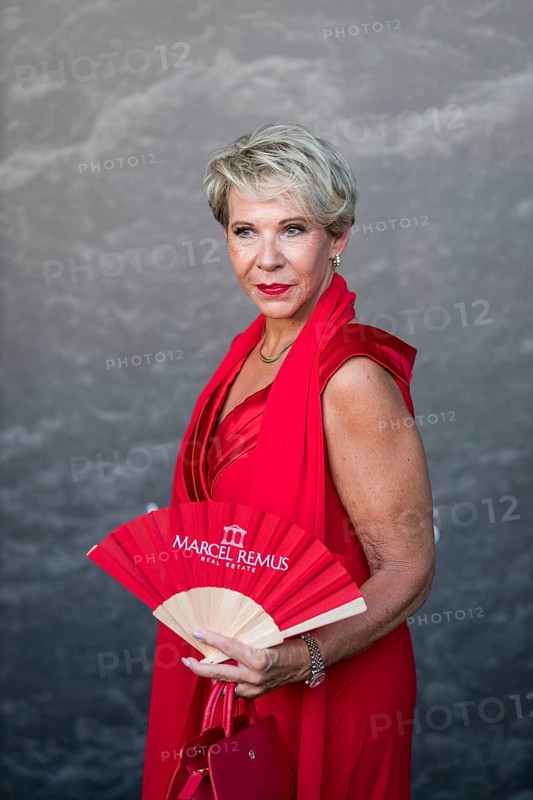 Silke Remus, mother of Marcel Remus, at the Remus Lifestyle Night on the roof terrace of the Pure Salt Hotel in El Toro, Magaluf, Majorca, Spain on 31/07/2025