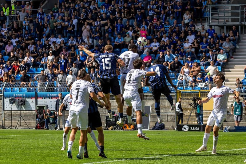 Football 3rd division, 2025/26 season, matchday 1: Waldhof Mannheim v SC Verl