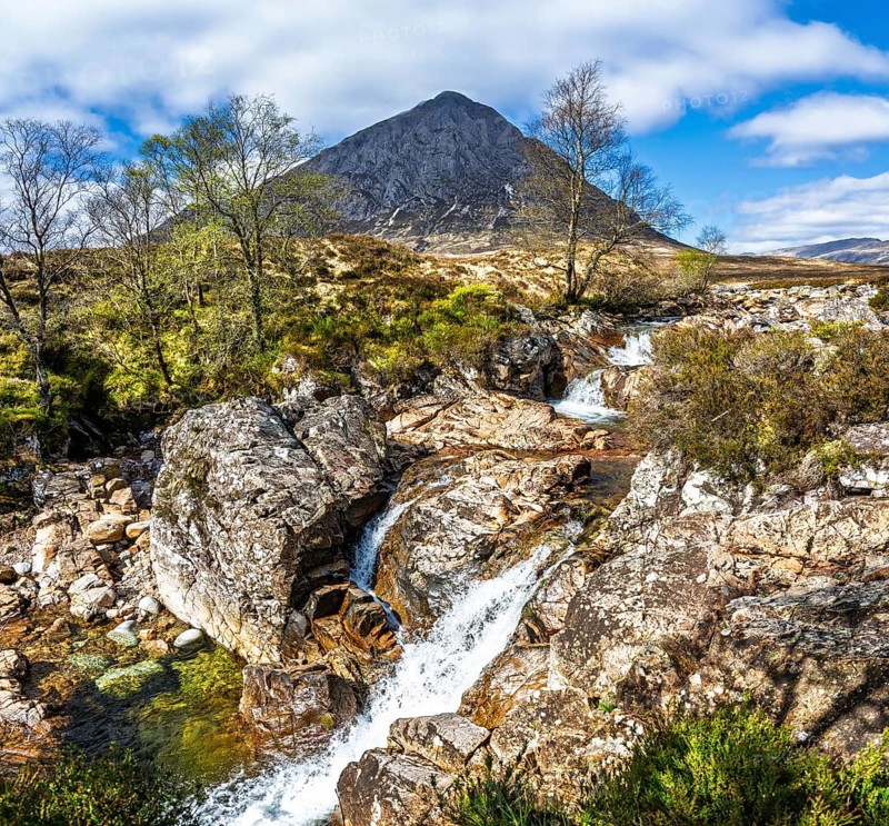 Buachaille Etive Beag in Glencoe, Highlands, Scotland, UK