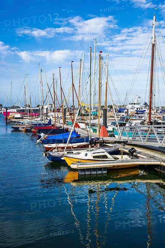 Marina and Beach in Arcachon, Gironde, France