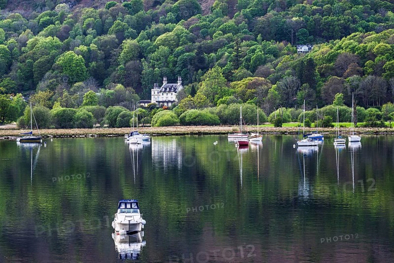 Boats on Windermere Lake, Ambleside, Lake District, Cumbria, England, United Kingdom