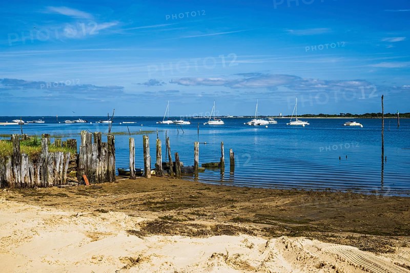 Beach in La Teste-de-Buch, Arcachon, Gironde, France