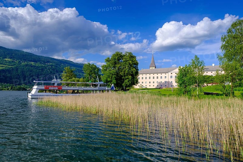 Ossiach Abbey, Lake Ossiach, Carinthia, Austria