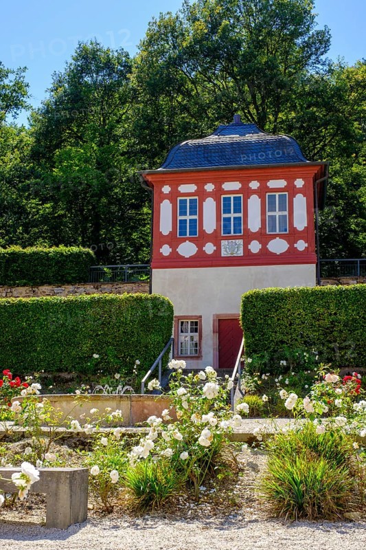 Prelate's Garden, Eberbach Monastery, Cistercian Order, Eltville, Rheingau, Taunus, Hesse, Germany
