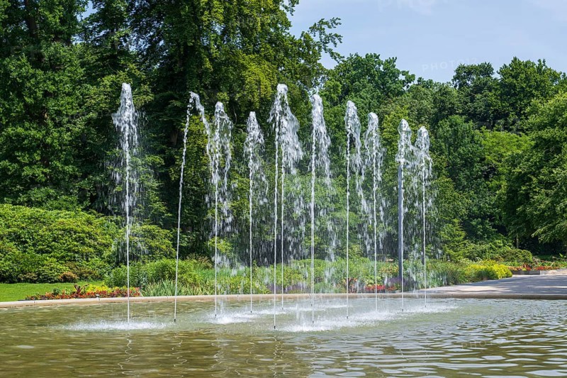 Niewels-Fontaine, Kaiser-Karls-Park, garden show, Bad Lippspringe, climatic health resort, Westphalia, North Rhine-Westphalia, Germany