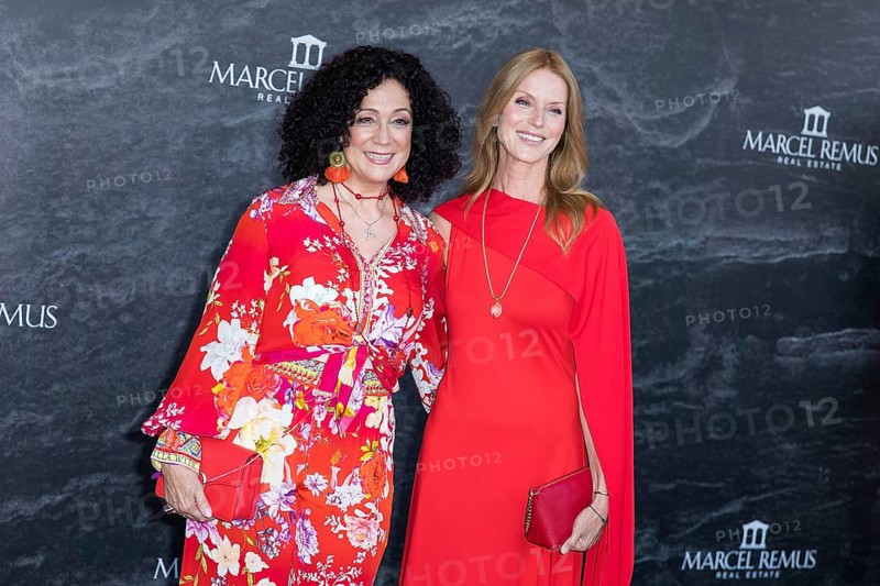 Barbara Wussow and Esther Schweins at the Remus Lifestyle Night on the roof terrace of the Pure Salt Hotel in El Toro, Magaluf, Majorca, Spain on 31.07.2025