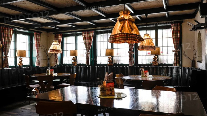 View into a Bavarian restaurant, Nesselwang, 30.07.2025