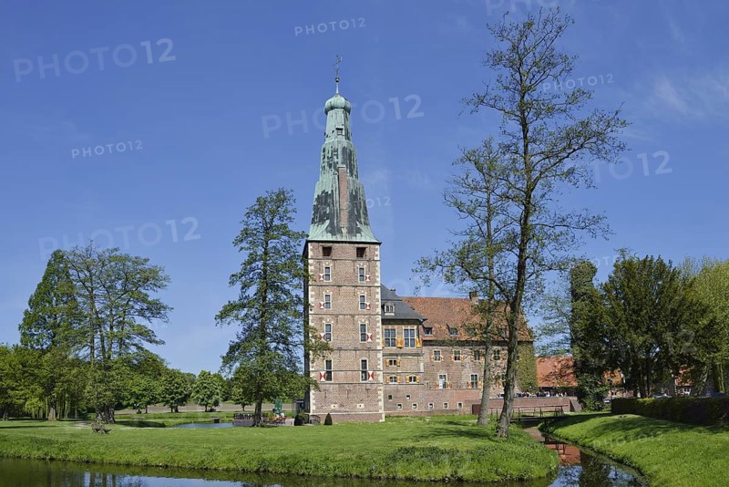 Raesfeld Castle, Münsterland, North Rhine-Westphalia, Germany