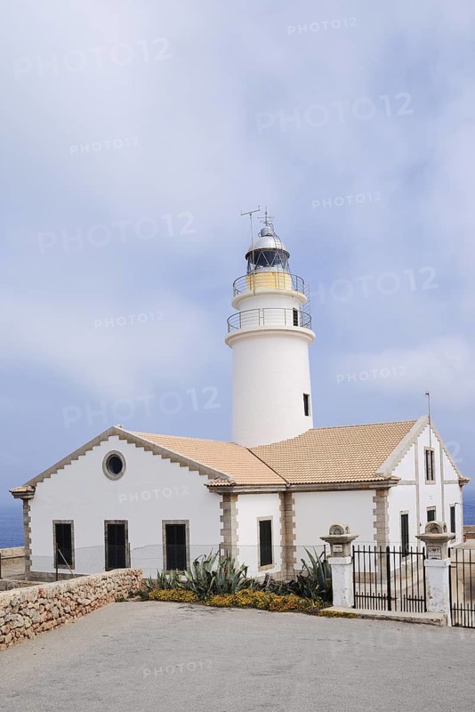 Far de Capdepera lighthouse, Punta de Capdepera, Cala Rajada, Majorca, Balearic Islands, Spain