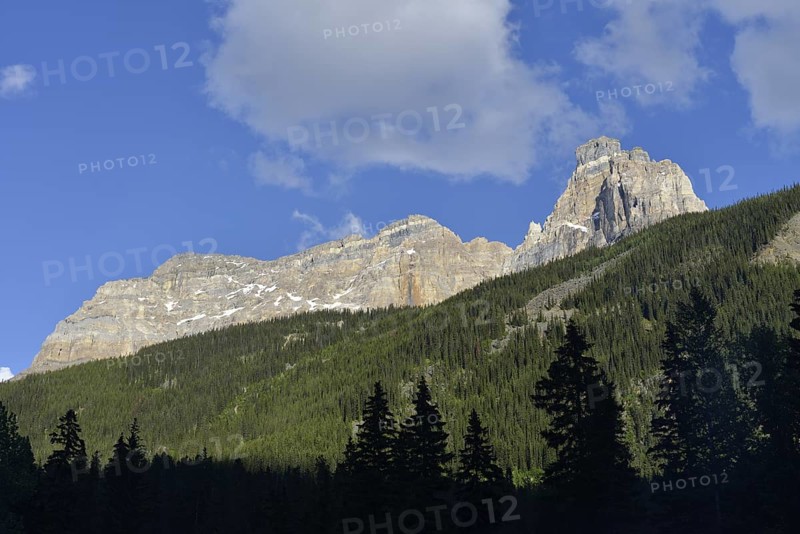 Cathedral Mountain and Cathedral Crags, Yoho National Park, British Columbia, Canada