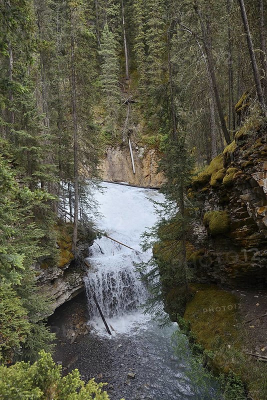 Waterfall, Johnston Canyon, Johnston Creek, Banff National Park, Alberta, Canada