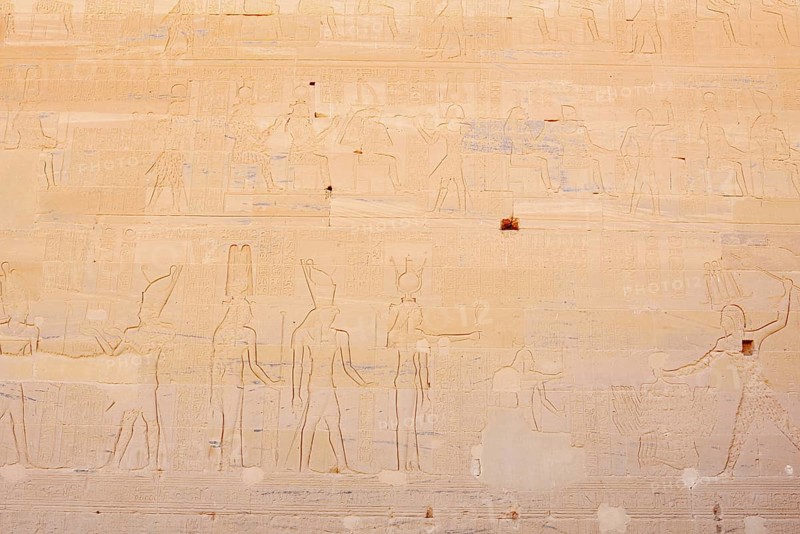 Relief, Temple of Philae, Aswan, Egypt