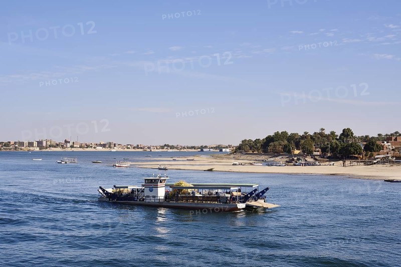 Ferry boat on the Nile, Kom Ombo, Egypt