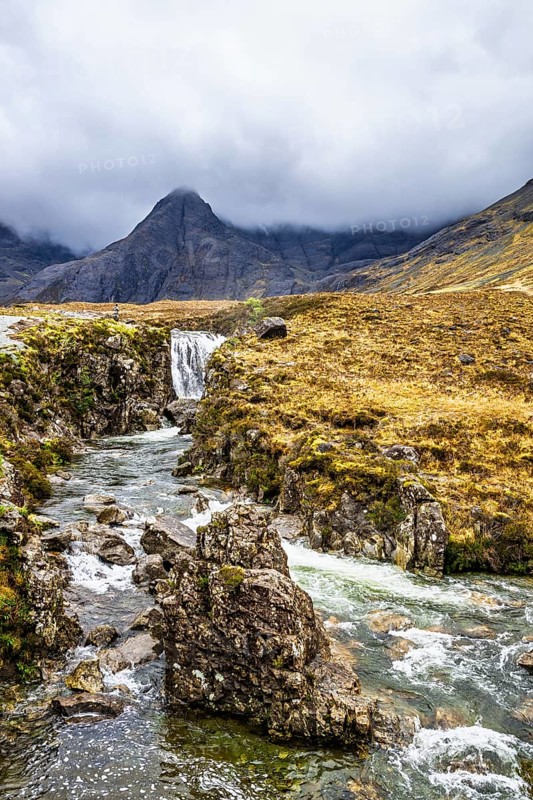 Fairy Pools and Waterfalls, Glen Brittle, Black Cuillin, Isle of Skye, Scotland, UK