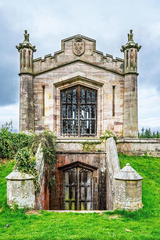 St Michael Church and Cemetery, Lowther Castle and Gardens, Lowther, Cumbria, England, United Kingdom