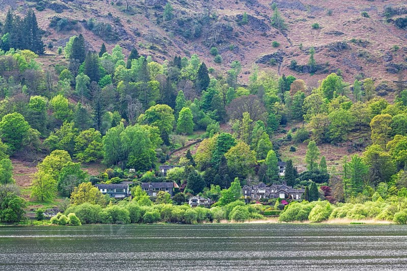 Grasmere Lake, Grasmere, Ambleside, Lake District, Westmorland, Cumbria, England, United Kingdom