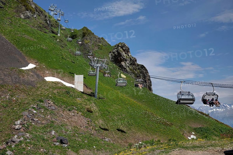 Cable car. Krasnaya Polyana. Sochi. Russia