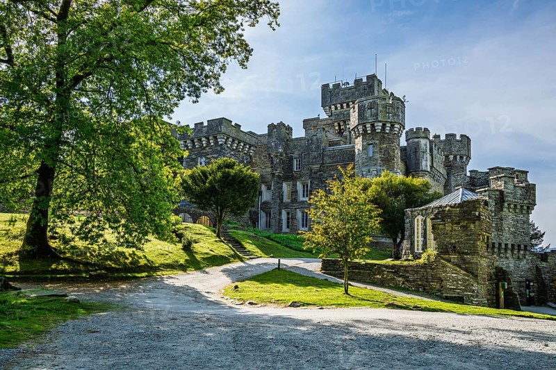 Wray Castle, Lake Windermere, Ambleside, Lake District, Cumbria, England, United Kingdom