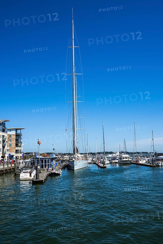 Marina in Poole, Dorset, England, United Kingdom
