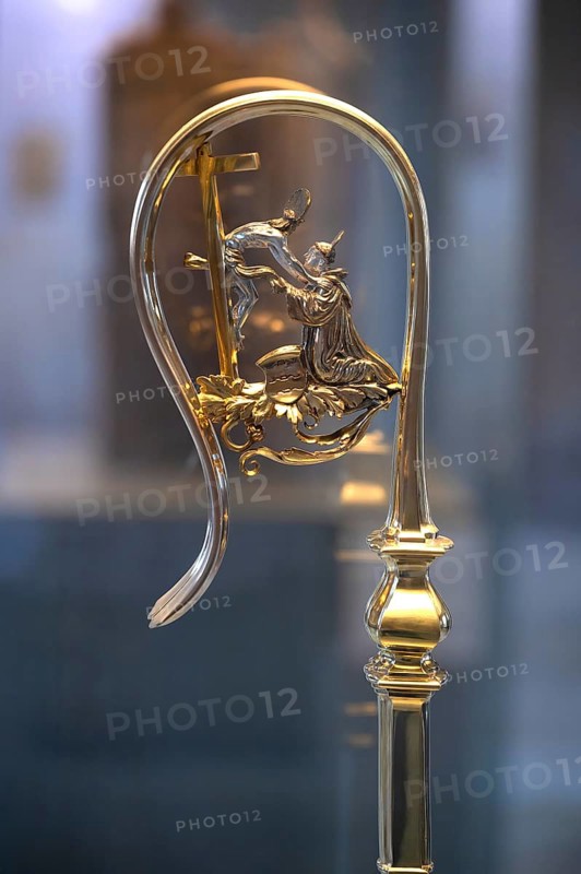 Staff of Abbot Sebastian Lutz, 1547-1560, Bebenhausen Monastery, Bebenhausen district of Tübingen, Baden-Württemberg, Germany