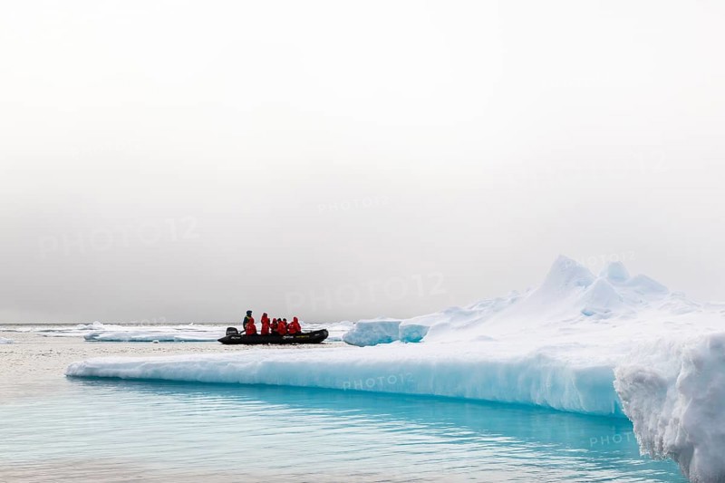 Zodiac, Ice Edge, Sea, Spitsbergen, Svalbard