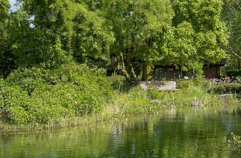 District educational garden, Burgsteinfurt, Münsterland, North Rhine-Westphalia, Germany